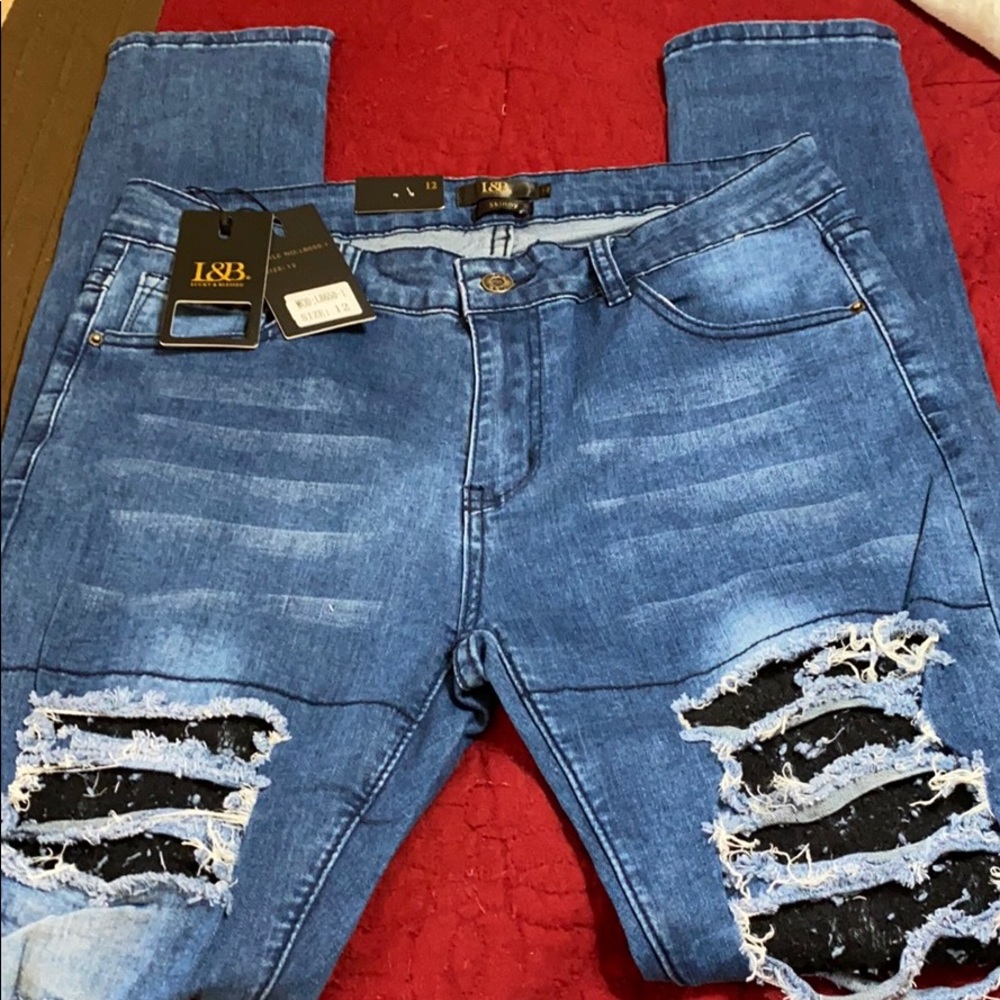 NWT Lucky & Blessed skinny jeans size 12